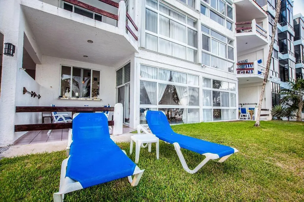 Caribbean Sea Front 2 Bedroom 2 Ba - Ground Floor- Large Pool -Seaweed-Free Beach Akumal Apartamento