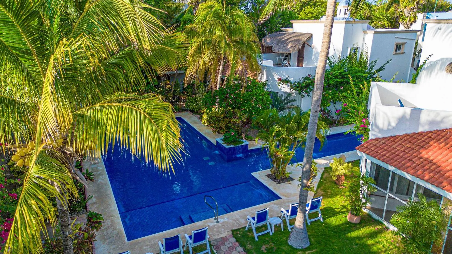 Apartmán Caribbean Sea Front 2 Bedroom 2 Ba - Ground Floor- Large Pool -Seaweed-Free Beach Akumal